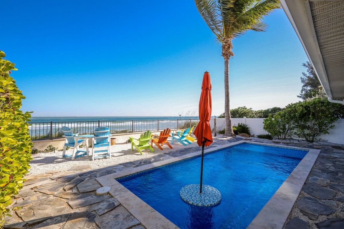 pool deck at Casa Cay